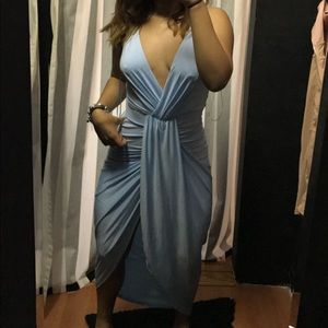 Blue dress worn once size small